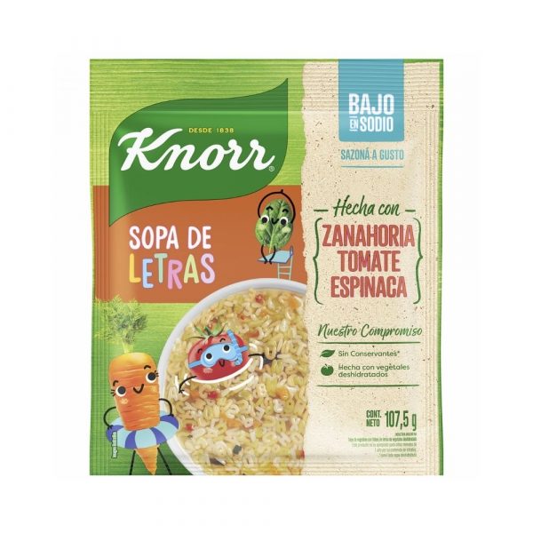 Sopa Casera de Letras Knorr 107.5 gr