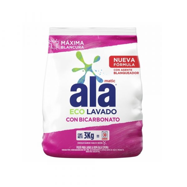 Jabón Ala Matic Ecolavado con Bicarbonato 3 kg