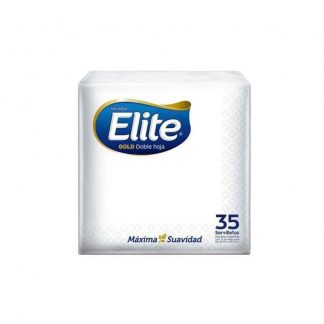 Servilletas Elite Gold DH 35 unidades Máxima Suavidad 33 x 33 cm
