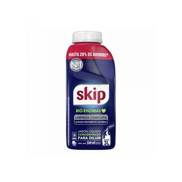 Jabón Skip Líquido para Diluir Bio Enzimas 500 ml