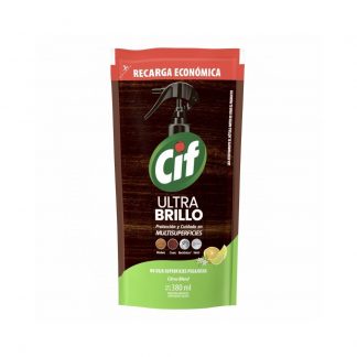 CIF Ultra Brillo Antipolvo Esencial Cítricas 380 ml DP