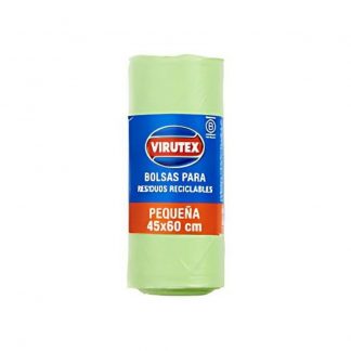 Bolsas Virutex Rollo Verde P 45 x 60 x 20 un.
