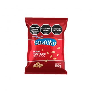 Maní Tostado Snacko Salado 110 gr