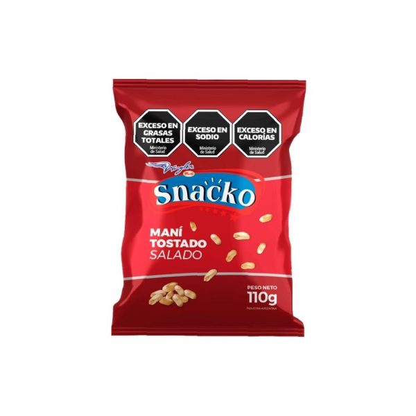 Maní Tostado Snacko Salado 110 gr