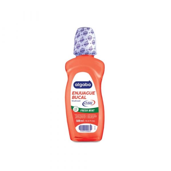 Enjuague Bucal Algabo Cool Mint 500 ml