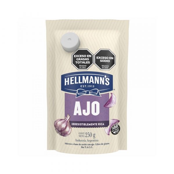 Hellmann’s Mayonesa Ajo 250 gr