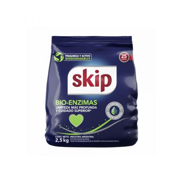 Jabón Skip Bio Enzimas 2.5 kg