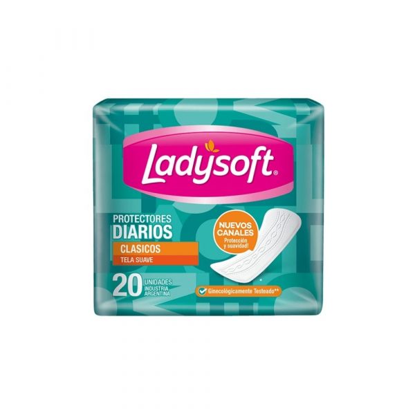 Protectores Ladysoft Clásicos Canales 20 unidades