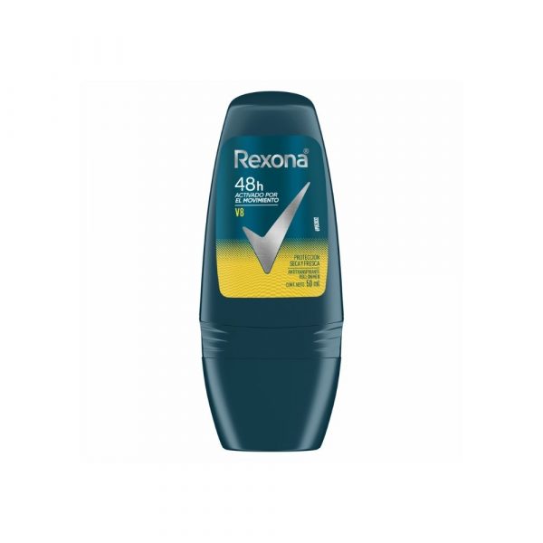 Desodorante Rexona Roll On Men V8 48 hs 50 ml