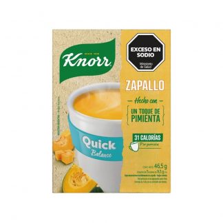 Sopa Quick Knorr Zapallo Balance 46.5 gr