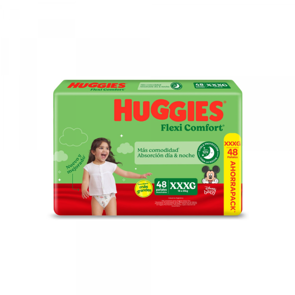 Pañal Huggies Flexi Comfort Ahorro Disney XXXG x 48 unidades