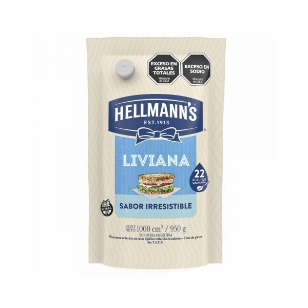 Hellmann’s Mayonesa Liviana 950 gr