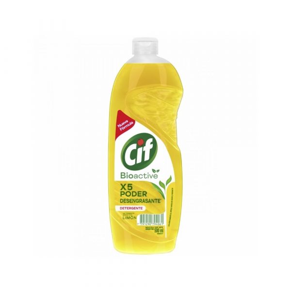 Detergente CIF Bioactive Limón 500 ml