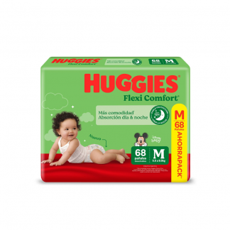 Pañal Huggies Flexi Comfort Ahorro Disney M x 68 unidades
