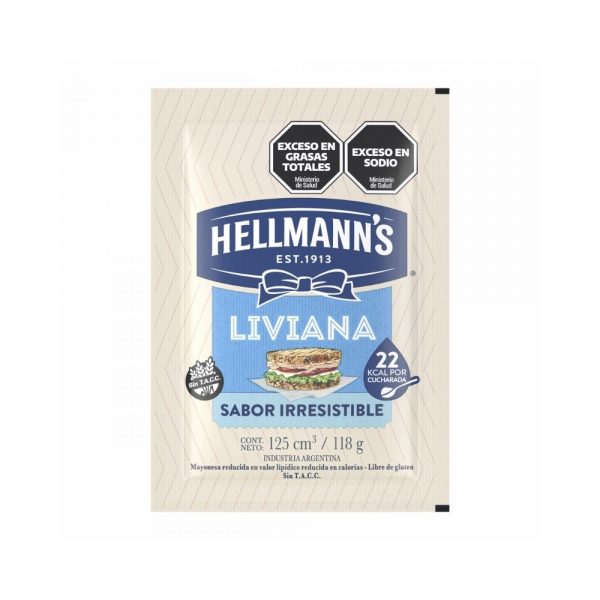 Hellmann’s Mayonesa Liviana 118 gr