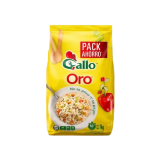 Arroz Gallo Oro Bolsa Reciclable 1 kg