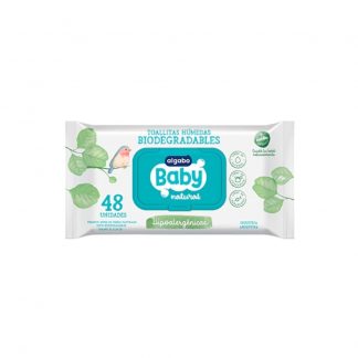 Toallas Húmedas Algabo Natural Hipoalergénicas 48 unidades