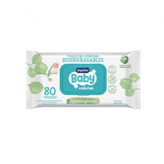 Toallas Húmedas Algabo Natural Hipoalergénicas 80 unidades