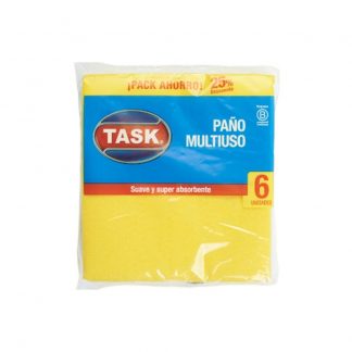 Paño Task Multiuso Super Absorbente 6 unidades