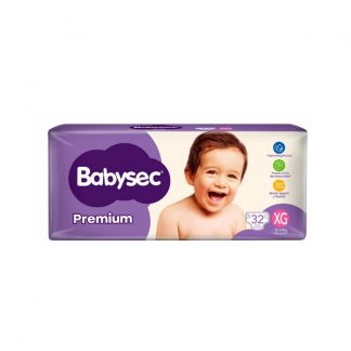 Pañal Babysec Premium Hiper XG x 32 unidades