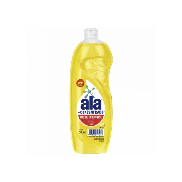 Detergente Ala Ultra Limón Concentrado 500 ml