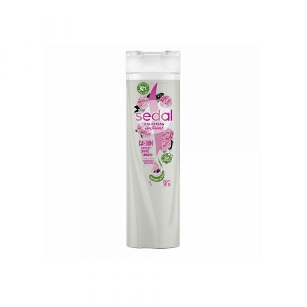Shampoo Sedal Carbón y Peonias Infusión Activa 340 ml
