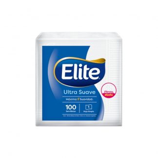 Servilletas Elite HS 100 unidades Ultra Suave 30 x 30 cm
