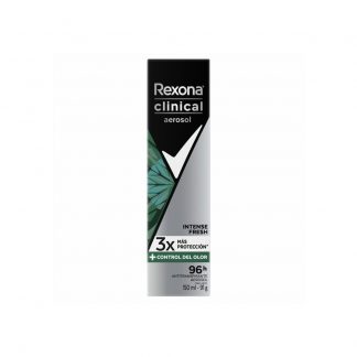Desodorante Rexona Antitranspirante Men Clinical Intense Fresh 96 hs 150 ml