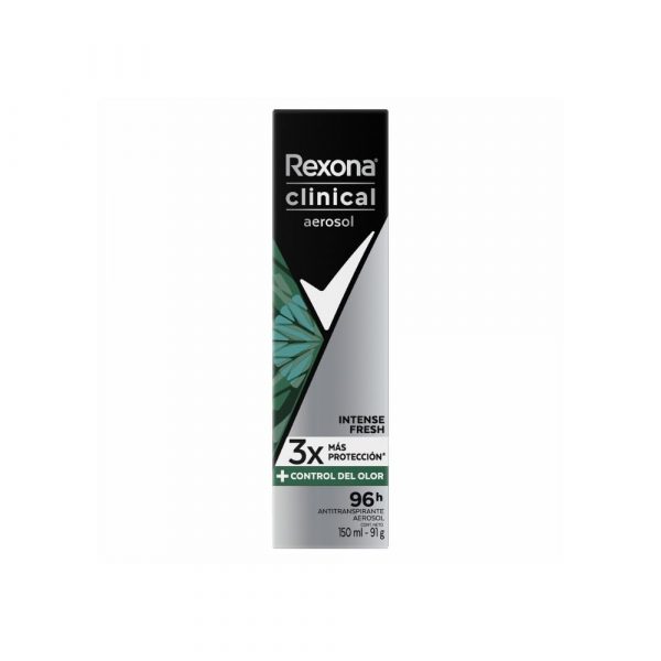 Desodorante Rexona Antitranspirante Men Clinical Intense Fresh 96 hs 150 ml