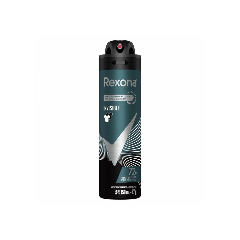 Desodorante Rexona Men Invisible 72 hs Nuevo 150 ml