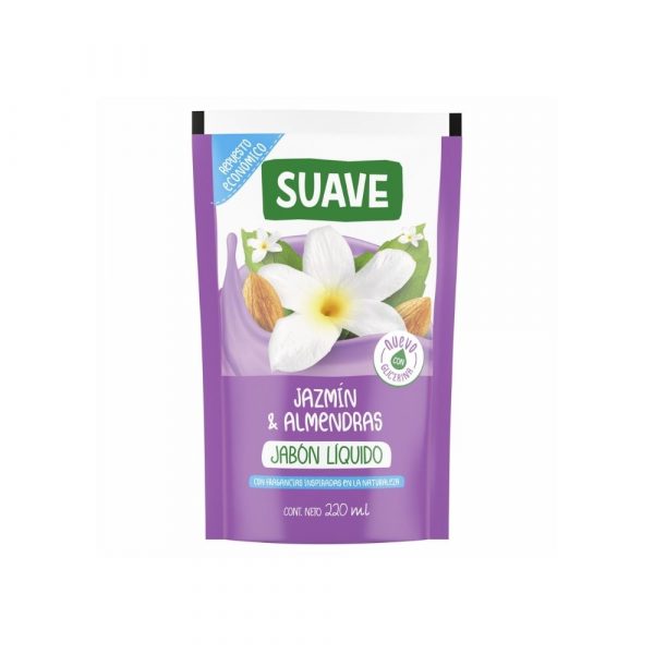 Jabón Suave Líquido Jazmín y Almendras 220 ml DP