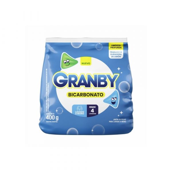 Jabón Granby Regular Limón con Bicarbonato 400 gr
