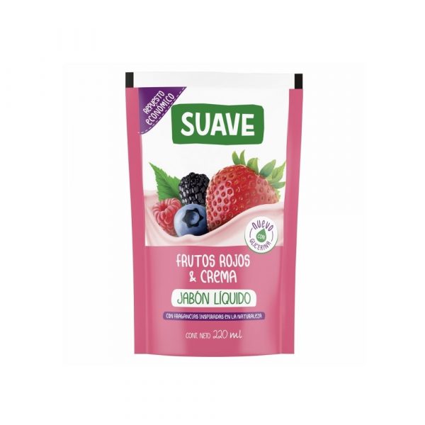 Jabón Suave Líquido Frutos Rojos 220 ml DP