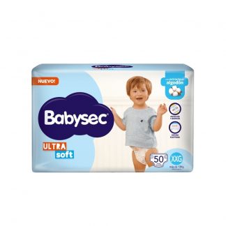 Pañal Babysec Ultra Soft Superpack XXG x 50 unidades