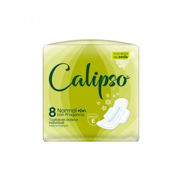 Toallas Calipso Normal c/Desodorante 8 unidades