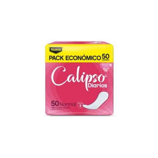 Protectores Calipso Normal sin Desodorante Tela Super Suave 50 unidades
