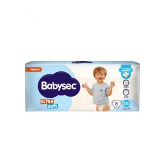 Pañal Babysec Ultra Soft Regulares XXG x 8 unidades