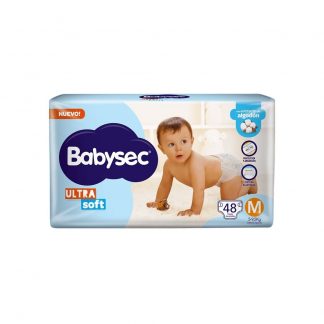 Pañal Babysec Ultra Soft Hiperpack M x 48 unidades