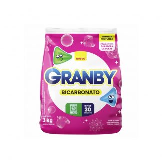 Jabón Granby Matic Rosas con Bicarbonato 3 kg
