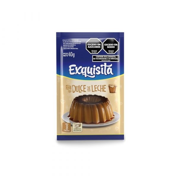 Flan Exquisita Dulce de Leche 40 gr