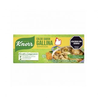 Knorr Caldo de Gallina 12 unidades