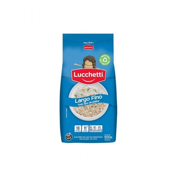 Arroz Lucchetti Largo Fino 500 gr