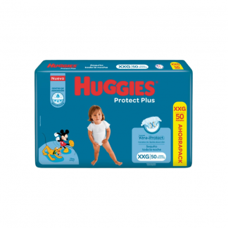 Pañal Huggies Protect Plus Pack Ahorro XXG x 50 unidades