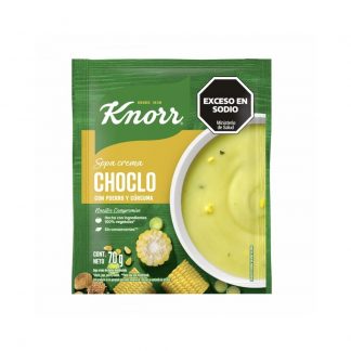 Sopa Crema Knorr Choclo con Puerro y Cúrcuma 70 gr