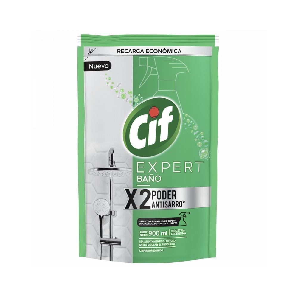 CIF Baño Expert Poder Antisarro 900 ml DP