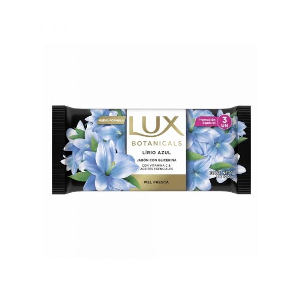 Jabón Lux Botanic Lirio Azul 3 unid x 120 gr