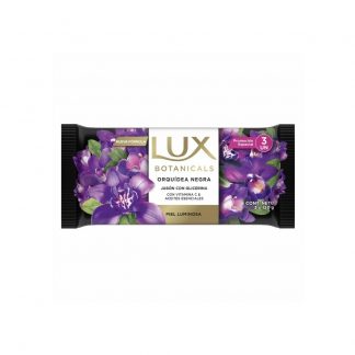 Jabón Lux Botanic Orquídea Negra 3 unid x 120 gr
