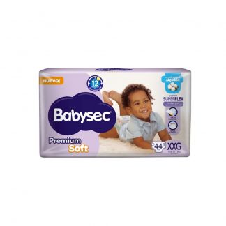 Pañal Babysec Premium Soft Super Pack XXG x 44 unidades