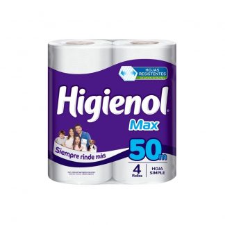 Papel Higiénico Higienol Max 4 unid x 50 mts