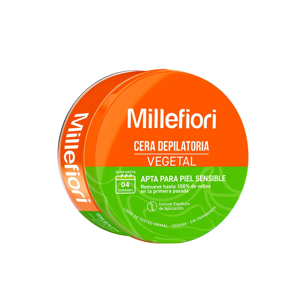 Cera Depilatoria Millefiori Lata Vegetal 200 gr